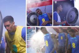 Vídeo: Inglaterra está sufriendo el insoportable calor de 30° en Qatar y eso los obligó a aplicar curiosa estrategia