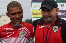 Tato García ofreció una conferencia de prensa el martes, Kervin Arriaga por su parte entrenaba solo en la cancha de la sede del club.