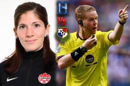 La árbitra canadiense Chantal Boudreau será una de las asistentes del silbante Drew Fischer que pitará el juego Honduras contra Panamá. Fotos cortesía