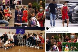 Sergiño Dest presenció la despedida de Messi en el Camp Nou y fue muy criticado en redes sociales por su polémica vestimenta en un día tan especial y difícil para el FC Barcelona.