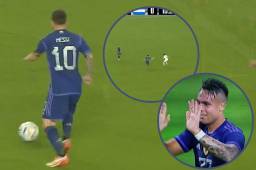 ¡Soltaron a Messi y puso un pase brutal! El golazo de Lautaro Martínez en el Argentina vs Honduras (VIDEO)