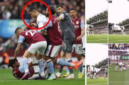 El problema entre Cristiano Ronaldo y jugador del Aston Villa en la Premier League (VIDEO)