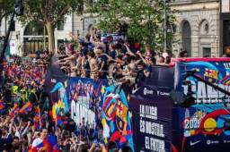 <b>Xavi </b>y<b> Busquets </b>lo llamaron para que se uniera a los festejos, pero este al final no fue.