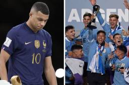 El mensaje de <b>Tapia </b>explotó las redes sociales, ya que es un claro dardo para el jugador francés que perdió la Copa del Mundo ante Argentina.
