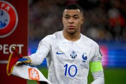 Mbappé fue elegido capitán de Francia tras el retiro de Hugo Lloris.
