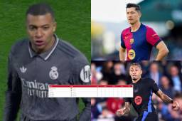 Mbappé llegó a los nueve goles en la Liga Española.
