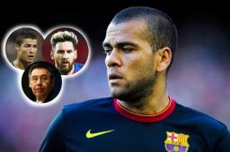 Dani Alves volvió a tirar con todo, pero esta vez de forma sorprendente ante su antiguo club, el Barcelona.