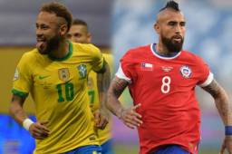 Brasil y Chile son el plato fuerte de los cuartos de final de la Copa América 2021.