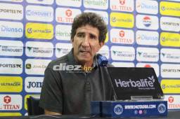 Héctor Vargas disparó una vez más por el arbitraje en el Motagua-Real Sociedad. Foto: Marvin Salgado