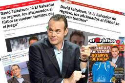 Los medios salvadoreños hicieron eco de las palabras que lanzó el polémico periodista mexicano David Faitelson en el Live de Diario DIEZ donde dijo que no volvería a tierras cuscatlecas porque los aficionados no saben vivir el fútbol.