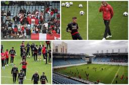 En el primer entreno de la selección de Perú en Moscú, el técnico Ricardo Gareca se llevó una tremenda sorpresa. Acá las imágenes.
