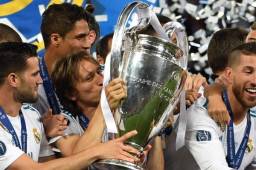 Luka Modric duda que otro club logre ganar tres Champions League de forma consecutiva. Foto AFP
