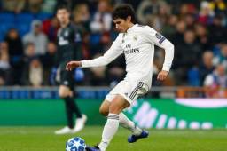 Jesús Vallejo solo ha alcanzado a jugar dos encuentros con el Real Madrid en esta temporada.