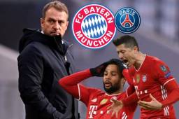 Bayern Múnich no podrá contar con dos de sus figuras, Gnabry y Lewandowski, para el partido contra el PSG y esta sería el 11 que presente el cuadro bávaro.