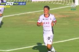 Michaell Chirinos celebra su primer gol del torneo Clausura en México.