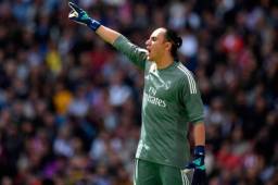 Keylor Navas fue una de las figuras en el Derbi de Madrid.