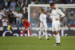 Cristiano Ronaldo regresó al torneo liguero tras cinco partidos de castigo. Tuvo varias ante el Betis, pero no las pudo definir. Foto AFP