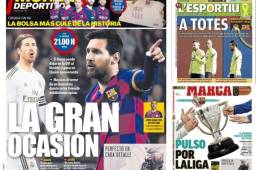 Barcelona puede sentenciar la Liga de España, dicen los medios españoles sobre el clásico Real Madrid-Barcelona, que paraliza al mundo hoy.