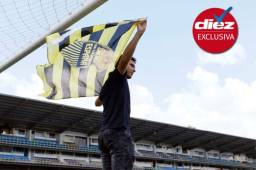 Jhow Benavídez espera celebrar la victoria ante Olimpia en el estadio Morazán donde ha anotado la mayor parte de sus goles.