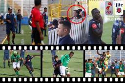 El Motagua venció a Marathón que quería jugar el partido y dejó imágenes que en la TV no se vieron.