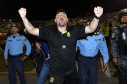 El entrenador uruguayo Martín 'Tato' García ha hecho buen trabajo con Real España y está a las puertas de meterlo en la segunda semifinal consecutiva. Foto DIEZ