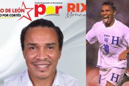 El exjugador de la Selección de Honduras, Rambo de León, ya tiene imagen para la papeleta electoral.