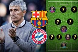 Barcelona se mide este viernes ante el Bayern Munich en Lisboa por el boleto a las semifinales de la Champions League. Quique Setién ya tiene clara su alineación titular.