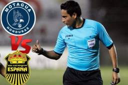 El árbitro Saíd Martínez ha sido el escogido por la Comisión de Arbitraje de la Fenafuth para impartir justicia en el partido entre Motagua y Real España.