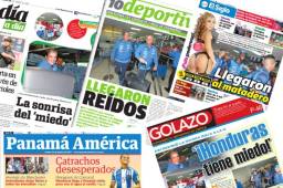 Estas son las portadas de los medios de Panamá donde atizan contra la Selección de Honduras y se mofan de Jorge Luis Pinto y de algunos jugadores.