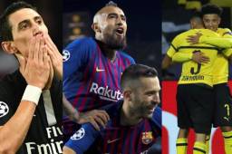 Al PSG lo sorprendió el Nápoles, Barcelona venció al Inter y el Dortmund estuvo intratable ante el Atlético.