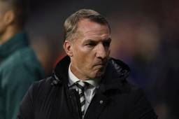 “La tarjeta roja ha sido un punto de inflexión”, dice Brendan Rodgers, entrenador del Celtic. FOTO: AFP