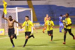 Jamal Charles fue el que le dio el gol del triunfo al Real España ante Motagua.