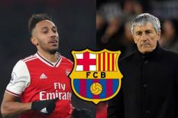 Pierre Emerick Aubameyang tiene 30 años de edad y está interesado en llegar al Barcelona en este mes de enero.