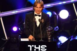 Luka Modric fue galardonado en Londres como el mejor futbolista del planeta en la temporada 2017-18.