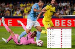 Celta dejó escapar sus primeros puntos en la tabla de la Liga de España tras caer con el Villarreal.