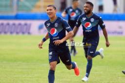 Kevin López comenzó el Apertura-2019 con el Motagua anotando doblete al Platense. FOTO: Ronald Aceituno