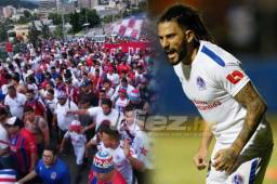 Jonathan Ferrari fue sorprendido por el gran número de aficionados olimpistas que asistieron al Nacional. // Fotos Marvin Salgado.