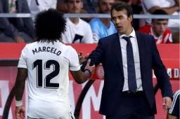 A Marcelo no le ha gustado mucho salir de la cancha por decisión técnica ante el Girona.