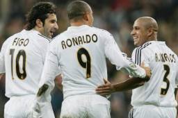 Figo, Ronaldo y Roberto Carlos eran parte de los Galácticos del Real Madrid.