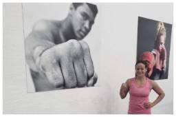 La ex boxeadora Ángela Miranda está en la ciudad de San Luis, México capacitándose para ser entrenadora profesional.