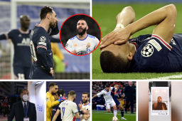 ¡Increíble remontada! Estas son las imágenes que dejó el Real Madrid-PSG, Messi hundido en el Bernabéu, Mbappé hizo partidazo, pero se fue triste, así lo consoló Alaba. La locura del equipo blanco.