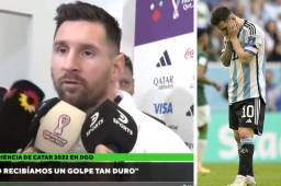 Las sentidas palabras de Messi tras la debacle de Argentina ante Arabia Saudita en el Mundial de Qatar