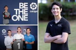 Carlos Girón, el portero hondureño que se prepara en España y sueña con llegar hasta una Selección Nacional. Foto: Marvin Salgado