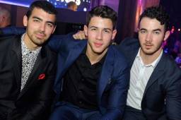 NEWARK, NEW JERSEY - AUGUST 26: Kevin Jonas, Joe Jonas, and Nick Jonas of the Jonas Brothers attend the 2019 MTV Video Music Awards at Prudential Center on August 26, 2019 in Newark, New Jersey. Dia Dipasupil/Getty Images for MTV/AFP