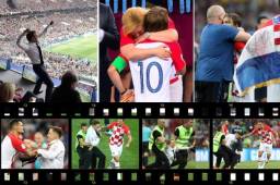 La selección de Francia se coronó campeón del mundo este domingo 15 de julio de 2018 en Rusia 2018 al vencer a Croacia 4-2. Te dejamos las emotivas imágenes que no se vieron en TV.