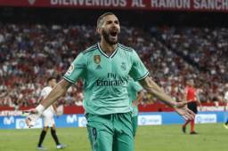 Benzema anotó su quinta diana en los cinco partidos que ha disputado esta temporada.