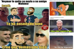 Te dejamos los mejores memes del escándalo de Maluma y Neymar luego de que el brasileño le robara a Natalia Barulich, exnovia del cantante colombiano.