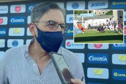 Salomón Nazar, técnico del Victoria, alzó la voz y se quejó tras la derrota ante Motagua en Danlí.