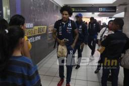Henry Figueroa fue uno de los primero en abordar el avión en el aeropuerto de Toncontín.