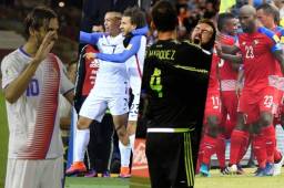 Costa Rica se mide a Estados Unidos y Panamá recibe a México en esta segunda fecha del hexagonal de Concacaf. ¿Qué resultados le favorecen a Honduras? Vota ya. Fotos AFP